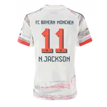 Billige Fotballdrakt Bayern Munich Nicolas Jackson #11 Replika Bortedrakt Dame 2025-26 Kortermet